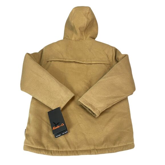 Hawke & Co Jacket Girl's 14/16 Camel Heat Insulated Hooded MSRP $130 - Picture 6 of 16